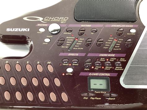 Lot - Suzuki Qchord QC-1 Omnichord, Digital Songcard
