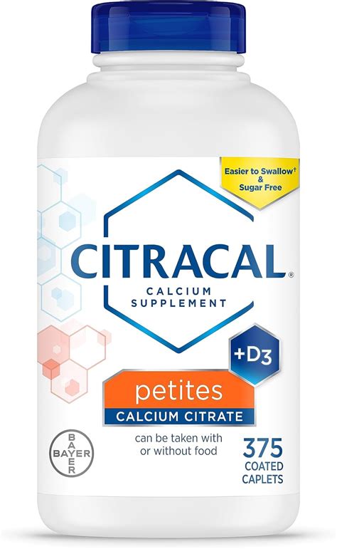 Citracal Petites, 400 Mg Calcium Citrate, Easily Absorbed And Highly S