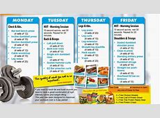 Synergy Fitness Systems: 4 Day muscle building workout plan