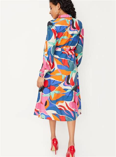 Buy Women Printed Shirt Dress Online at just Rs. 1299.0 - 1000013007949 ...