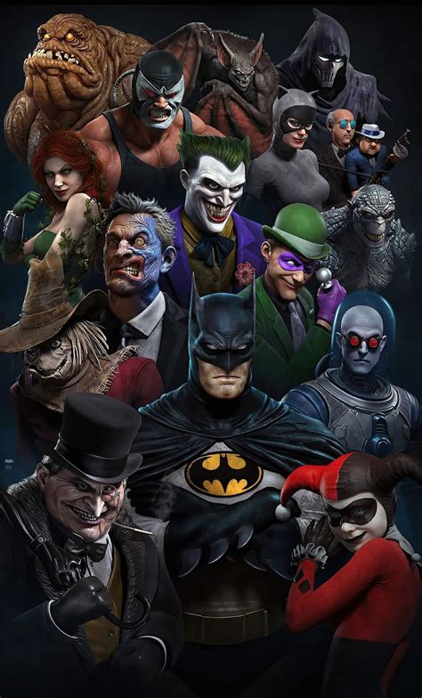 [Artwork] Batman and His Rogues by Raf Grassetti : DCcomics