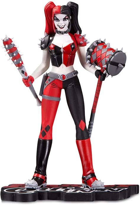 DC Red, White Black Harley Quinn 110 Resin Statue Amanda Conner DC ...