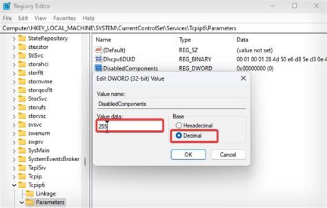 Image result for Disable IPv6 Regedit