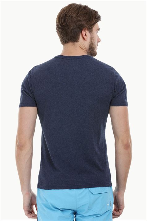 Buy Online Navy Parrot Embroidered T-Shirt for Men at Zobello