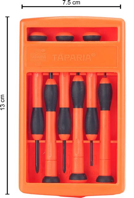 TAPARIA PSFP6 - PSF6 Precision Screwdriver Set Price in India - Buy ...
