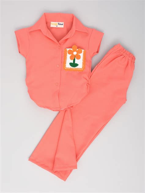 Peach Coord Set – Tumble Toss