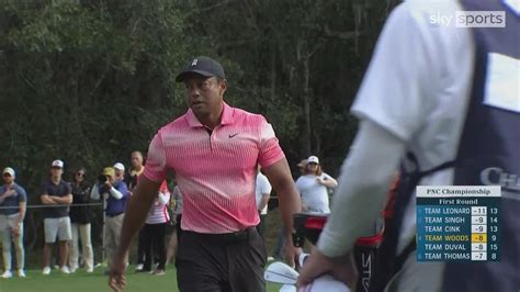 PNC Championship: Tiger Woods and son two shots off the lead after ...