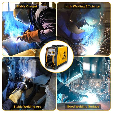 110V/220V Mini MMA Welder 200Amp ARC Stick Welding Machine IGBT Digital ...