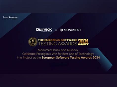 Monument bank and Quinnox Celebrate Prestigious Win for Best Use of ...