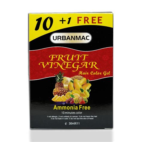 Buy URBANMAC Fruit Vinegar Hair Gel Color Dye Pouch for Men and Women ...