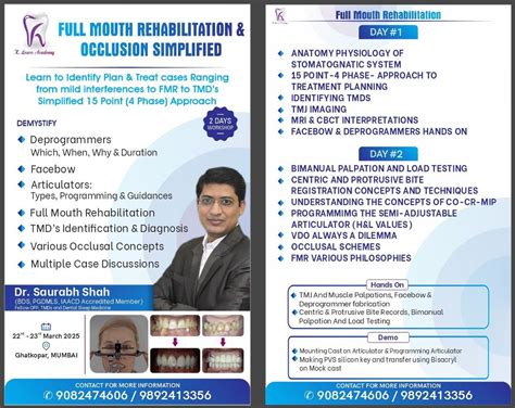 Upcoming Continuing Dental Education workshops at Ghatkoper Mumbai ...