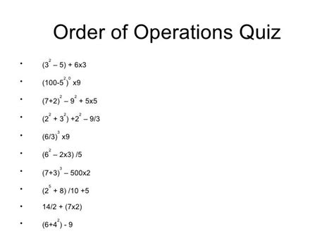Image result for Order of Operations Exponents