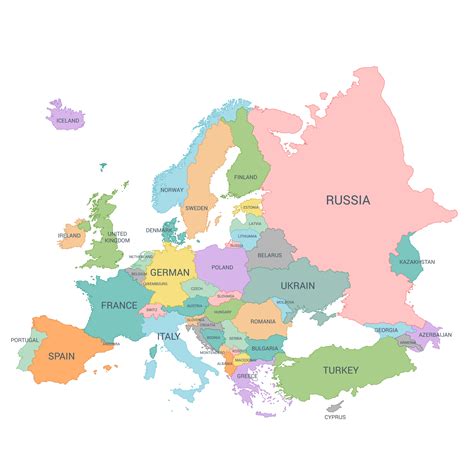 Image result for Europe Map Printable