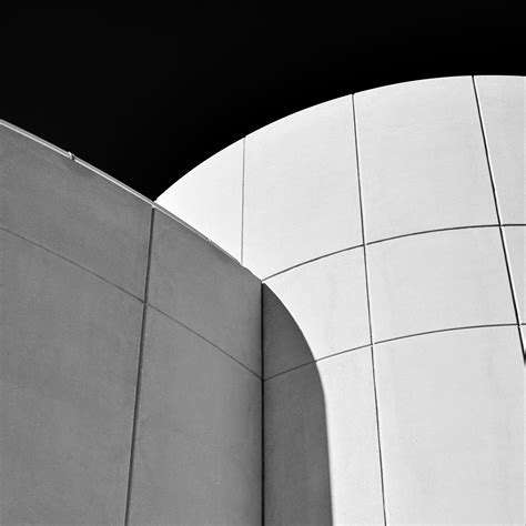 Download wallpaper 3415x3415 building, facade, corner, concrete, white ...