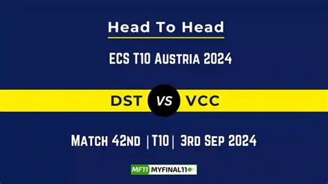 DST vs VCC Player Battle, Head to Head Team Stats, Team Record - ECS ...