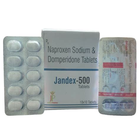 Jandex 500 - Naproxen Sodium & Domperidone - Jecks Pharma