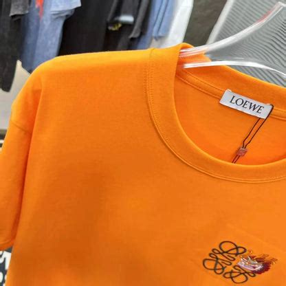 LOEWE || Short Sleeve Anagram Logo T-Shirt / ORANGE – FASHION MYST