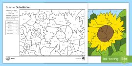 Maths Place Value Colour by Number (teacher made)