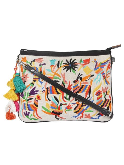 Buy Anekaant Glary White Multicolored Cotton Sling Bag at Amazon.in