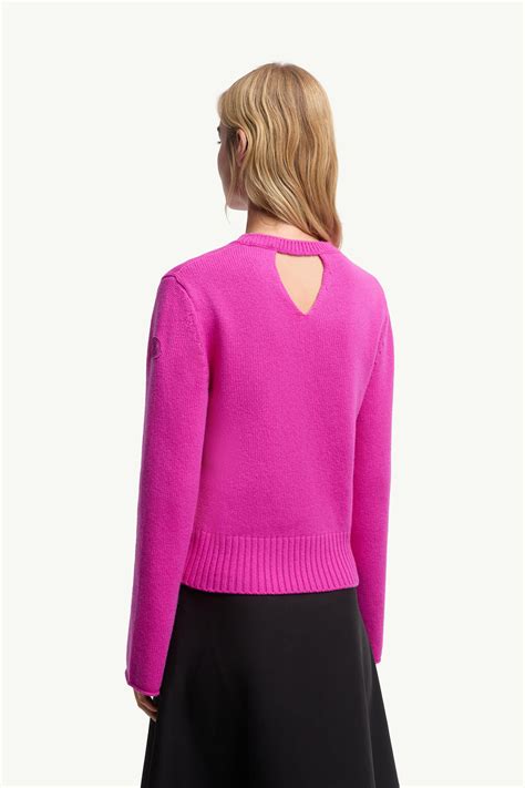 Pink Wool & Cashmere Jumper - Sweaters & Cardigans for Women | Moncler IE