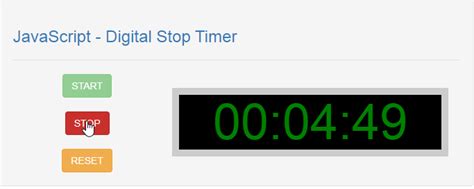 Image result for How to Stop the Timer in JavaScript