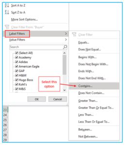 How to Filter Data in PivotTable 的图像结果