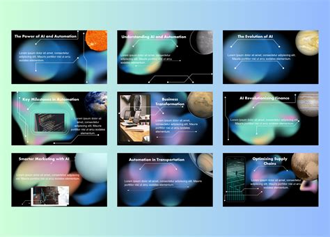 The Power of AI and Automation PowerPoint Template – R'Presentica