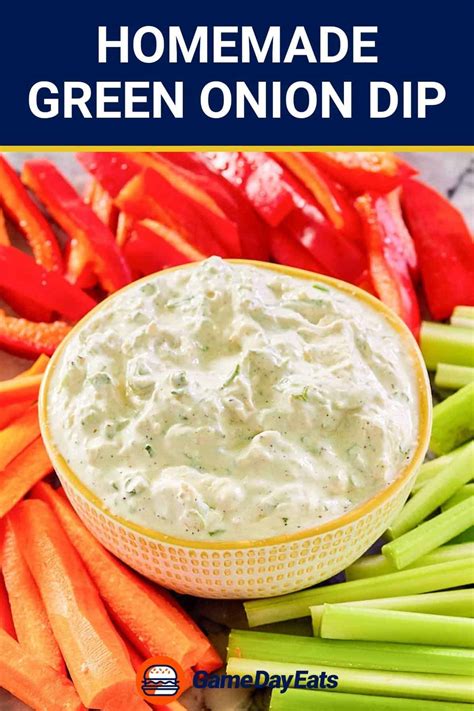 Best Green Onion Dip Recipe - Game Day Eats