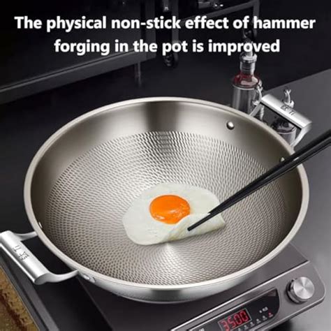 STEHEMO Titanium Hammered Wok with Double Handles, 2026 New India | Ubuy