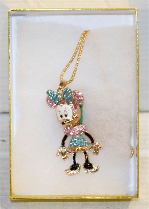 SIGNED BETSEY JOHNSON MINNIE MOUSE NECKLACE