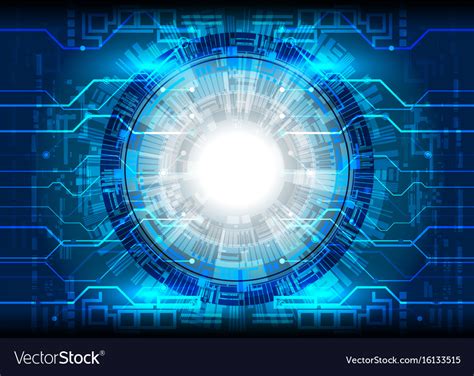 Abstract Technology Vector Circle 的图像结果