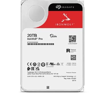 Seagate IronWolf Pro, 20TB (ST20000NT001): beste prijs - Tweakers