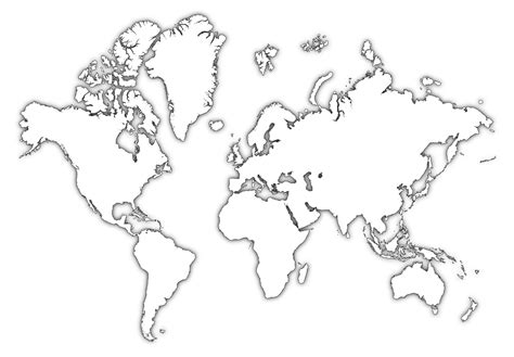 Blank World Map 的图像结果