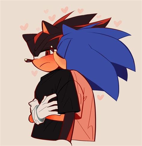 Sonadow | Hedgehog art, Sonic x shadow fanart, Cute drawings