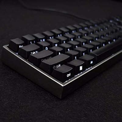 Buy YMDK 104 87 61 ABS Side-lit Side Backlit Black Keycap Set OEM ...
