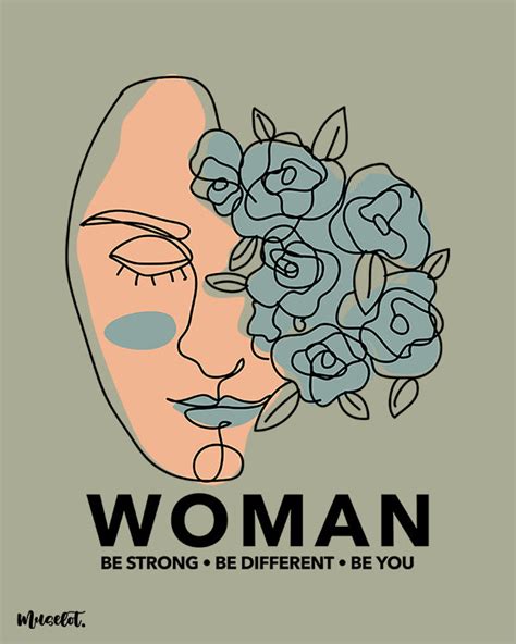 Empowering Poster: Be Strong, Be Different, Be You | Muselot