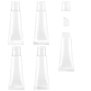KEAIYYJ Empty Lip Gloss Tubes Lip Balm Travel Toothpaste Containers ...