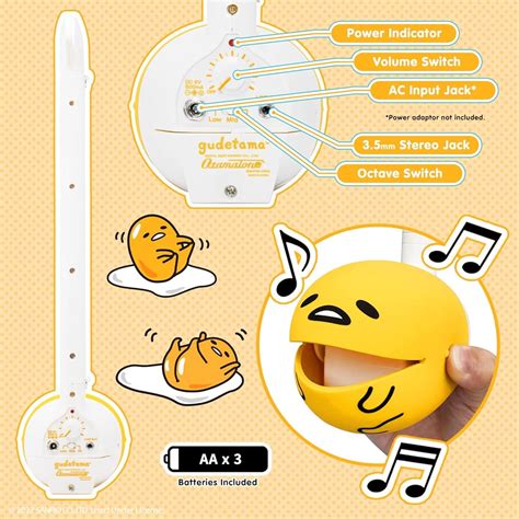 Otamatone Deluxe [Sanrio Gudetama] Electronic India | Ubuy