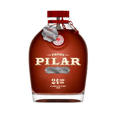 Papas Pilar Rum Dark Finished In Spanish Sherry Cask 86PF 24YR 750ML ...