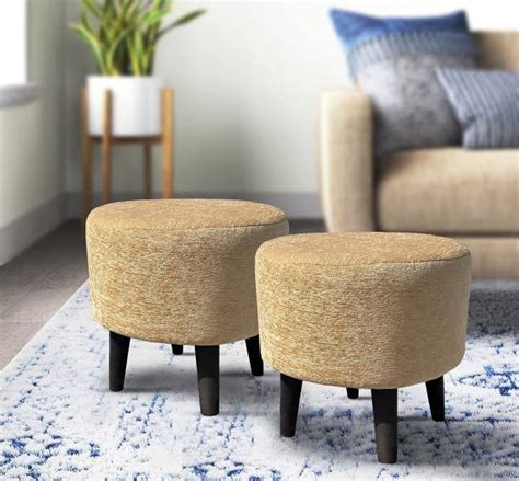Solid Wood Ottoman Pouffe - Buy Solid Wood Ottoman Pouffe Online at ...