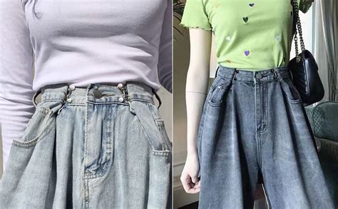 Instant Jeans Button Pins Waist Tightener Set, Make The Waist Fit for ...
