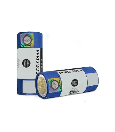 rouleau 25 x 2 euro France 2024 - Tour Eiffel JO Paris 2024
