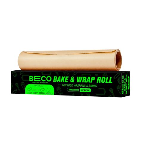 Beco Eco-Friendly Baking & Wrapping Paper, 11 inch x 20 Meter Roll ...