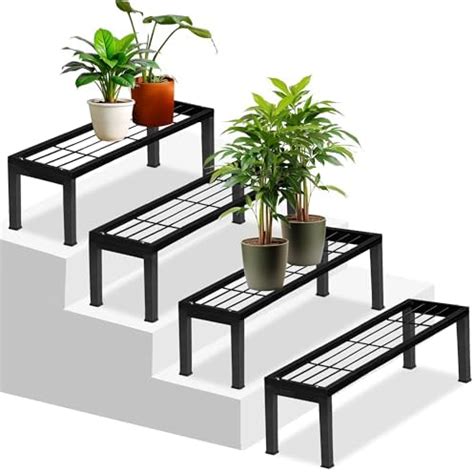 ABJA Heavy Duty 100 Kg Capacity Plant Stand for Balcony, Elevated ...