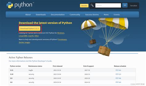 Python.org 的图像结果