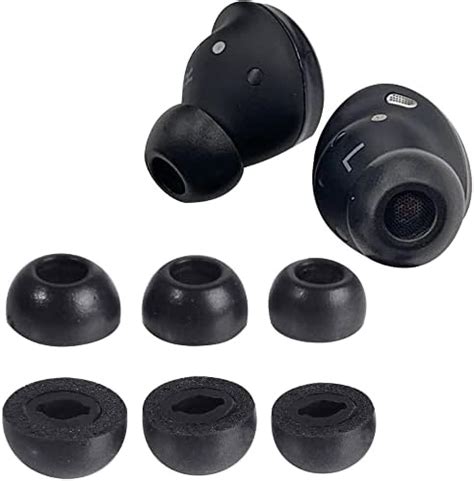 Crysendo Memory Foam Ear Tips Replacement for Samsung Galaxy Buds Pro ...
