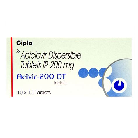 Acivir-200 DT Tablet | Uses, Side Effects, Price | Apollo Pharmacy