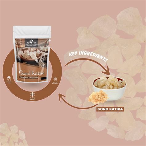 NATURE YARD Gond Katira Pure Organic (Edible Gum) tragacanth Crystals