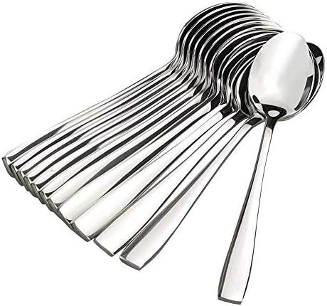 Parage Stainless Steel Spoons Set of 12, Dinner Spoon Length 16cm, Food ...