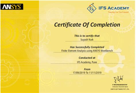ANSYS Authorised Online Training Programs - IFS Academy